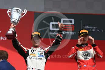 World © Octane Photographic Ltd. GP3 – Spanish GP –   Race 1. ART Grand Prix - Anthoine Hubert. Circuit de Barcelona-Catalunya, Spain. Fri day 11th May 2018.