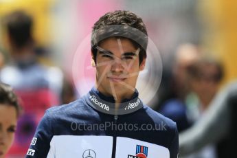 World © Octane Photographic Ltd. Formula 1 – Spanish GP - Sunday Paddock. Williams Martini Racing FW41 – Lance Stroll. Circuit de Barcelona-Catalunya, Spain. Sunday 13th May 2018.