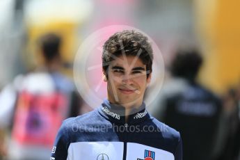 World © Octane Photographic Ltd. Formula 1 – Spanish GP - Sunday Paddock. Williams Martini Racing FW41 – Lance Stroll. Circuit de Barcelona-Catalunya, Spain. Sunday 13th May 2018.