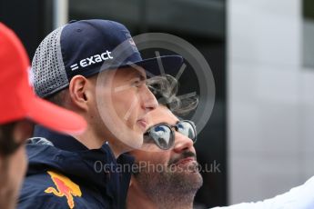 World © Octane Photographic Ltd. Formula 1 – Spanish GP - Sunday Paddock. Aston Martin Red Bull Racing TAG Heuer RB14 – Max Verstappen. Circuit de Barcelona-Catalunya, Spain. Sunday 13th May 2018.