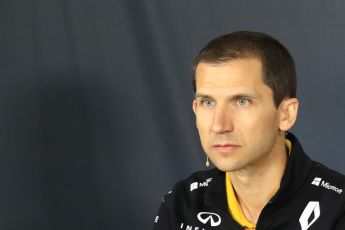 World © Octane Photographic Ltd. Formula 1 - Spanish GP - Friday Team Press Conference. Remi Taffin– Engine Technical Director at Renault Sport Formula 1 Team. Circuit de Barcelona-Catalunya, Spain. Friday 11th May 2018.