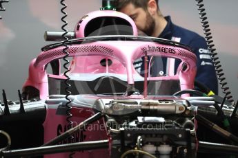 World © Octane Photographic Ltd. Formula 1 – Spanish GP - Thursday Setup. Sahara Force India VJM11. Circuit de Barcelona-Catalunya, Spain. Thursday 10th May 2018.