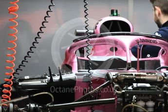 World © Octane Photographic Ltd. Formula 1 – Spanish GP - Thursday Setup. Sahara Force India VJM11. Circuit de Barcelona-Catalunya, Spain. Thursday 10th May 2018.