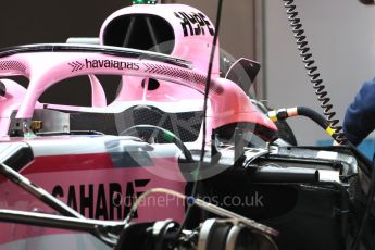 World © Octane Photographic Ltd. Formula 1 – Spanish GP - Thursday Setup. Sahara Force India VJM11. Circuit de Barcelona-Catalunya, Spain. Thursday 10th May 2018.
