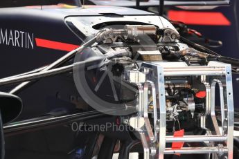 World © Octane Photographic Ltd. Formula 1 – Spanish GP - Thursday Setup. Aston Martin Red Bull Racing TAG Heuer RB14. Circuit de Barcelona-Catalunya, Spain. Thursday 10th May 2018.