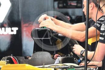 World © Octane Photographic Ltd. Formula 1 – Spanish GP - Thursday Setup. Renault Sport F1 Team RS18. Circuit de Barcelona-Catalunya, Spain. Thursday 10th May 2018.