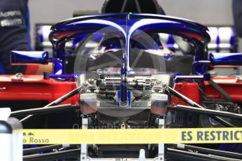 World © Octane Photographic Ltd. Formula 1 – Spanish GP - Thursday Setup. Scuderia Toro Rosso STR13. Circuit de Barcelona-Catalunya, Spain. Thursday 10th May 2018.