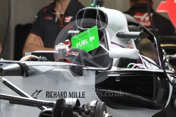 World © Octane Photographic Ltd. Formula 1 – Spanish GP - Thursday Setup. Haas F1 Team VF-18. Circuit de Barcelona-Catalunya, Spain. Thursday 10th May 2018.