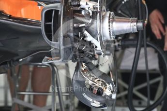World © Octane Photographic Ltd. Formula 1 – Spanish GP - Thursday Setup. Haas F1 Team VF-18. Circuit de Barcelona-Catalunya, Spain. Thursday 10th May 2018.
