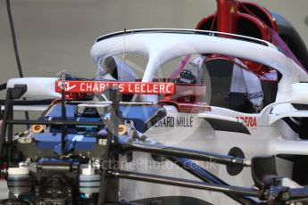 World © Octane Photographic Ltd. Formula 1 – Spanish GP - Thursday Setup. Alfa Romeo Sauber F1 Team C37. Circuit de Barcelona-Catalunya, Spain. Thursday 10th May 2018.