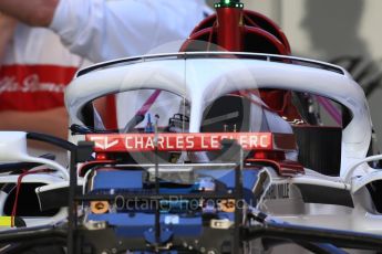 World © Octane Photographic Ltd. Formula 1 – Spanish GP - Thursday Setup. Alfa Romeo Sauber F1 Team C37. Circuit de Barcelona-Catalunya, Spain. Thursday 10th May 2018.