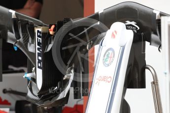 World © Octane Photographic Ltd. Formula 1 – Spanish GP - Thursday Setup. Alfa Romeo Sauber F1 Team C37. Circuit de Barcelona-Catalunya, Spain. Thursday 10th May 2018.