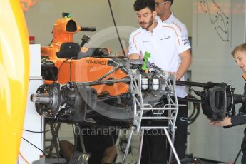 World © Octane Photographic Ltd. Formula 1 – Spanish GP - Thursday Setup. McLaren MCL33. Circuit de Barcelona-Catalunya, Spain. Thursday 10th May 2018.