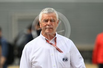 World © Octane Photographic Ltd. Formula 1 - Spanish GP - Thursday Setup. Derek Warwick - FIA Steward. Circuit de Barcelona-Catalunya, Spain. Thursday 10th May 2018.