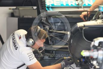 World © Octane Photographic Ltd. Formula 1 – Spanish GP - Thursday Setup. Mercedes AMG Petronas Motorsport AMG F1 W09 EQ Power+ - Lewis Hamilton. Circuit de Barcelona-Catalunya, Spain. Thursday 10th May 2018.