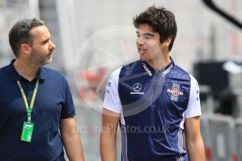World © Octane Photographic Ltd. Formula 1 – Spanish GP - Thursday Setup. Williams Martini Racing FW41 – Lance Stroll. Circuit de Barcelona-Catalunya, Spain. Thursday 10th May 2018.