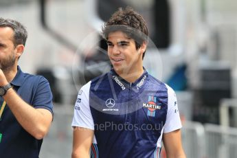 World © Octane Photographic Ltd. Formula 1 – Spanish GP - Thursday Setup. Williams Martini Racing FW41 – Lance Stroll. Circuit de Barcelona-Catalunya, Spain. Thursday 10th May 2018.