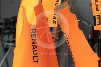 World © Octane Photographic Ltd. Formula 1 – Spanish GP - Thursday Setup. McLaren MCL33. Circuit de Barcelona-Catalunya, Spain. Thursday 10th May 2018.