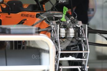 World © Octane Photographic Ltd. Formula 1 – Spanish GP - Thursday Setup. McLaren MCL33. Circuit de Barcelona-Catalunya, Spain. Thursday 10th May 2018.