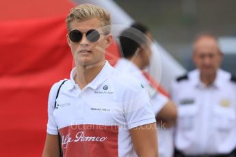 World © Octane Photographic Ltd. Formula 1 – Spanish GP - Thursday Setup. Alfa Romeo Sauber F1 Team C37 – Marcus Ericsson. Circuit de Barcelona-Catalunya, Spain. Thursday 10th May 2018.