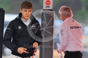 World © Octane Photographic Ltd. Formula 1 - Spanish GP - Thursday Setup. George Russell - Mercedes AMG Petronas F1 Reserve Driver. Circuit de Barcelona-Catalunya, Spain. Thursday 10th May 2018.