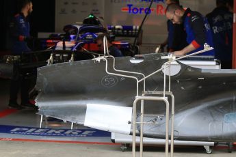 World © Octane Photographic Ltd. Formula 1 – Spanish GP - Thursday Setup. Scuderia Toro Rosso STR13. Circuit de Barcelona-Catalunya, Spain. Thursday 10th May 2018.