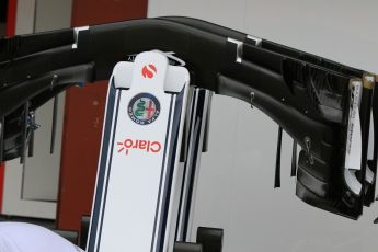 World © Octane Photographic Ltd. Formula 1 – Spanish GP - Thursday Setup. Alfa Romeo Sauber F1 Team C37. Circuit de Barcelona-Catalunya, Spain. Thursday 10th May 2018.