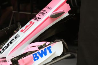 World © Octane Photographic Ltd. Formula 1 – Spanish GP - Thursday Setup. Sahara Force India VJM11 - Esteban Ocon. Circuit de Barcelona-Catalunya, Spain. Thursday 10th May 2018.