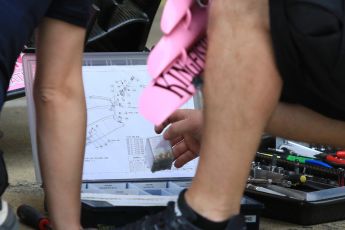 World © Octane Photographic Ltd. Formula 1 – Spanish GP - Thursday Setup. Sahara Force India VJM11. Circuit de Barcelona-Catalunya, Spain. Thursday 10th May 2018.