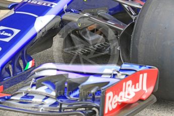World © Octane Photographic Ltd. Formula 1 – Spanish GP - Thursday Setup. Scuderia Toro Rosso STR13 – Pierre Gasly. Circuit de Barcelona-Catalunya, Spain. Thursday 10th May 2018.