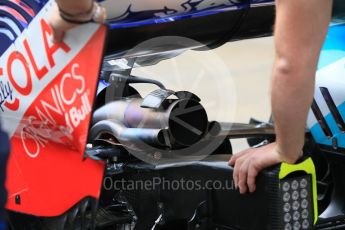 World © Octane Photographic Ltd. Formula 1 – Spanish GP - Thursday Setup. Scuderia Toro Rosso STR13 – Pierre Gasly. Circuit de Barcelona-Catalunya, Spain. Thursday 10th May 2018.