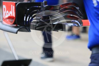 World © Octane Photographic Ltd. Formula 1 – Spanish GP - Thursday Setup. Scuderia Toro Rosso STR13 – Pierre Gasly. Circuit de Barcelona-Catalunya, Spain. Thursday 10th May 2018.
