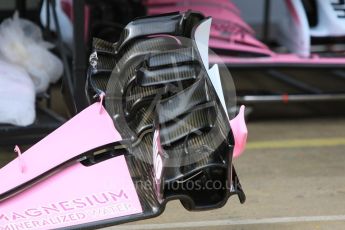 World © Octane Photographic Ltd. Formula 1 – Spanish GP - Thursday Setup. Sahara Force India VJM11. Circuit de Barcelona-Catalunya, Spain. Thursday 10th May 2018.