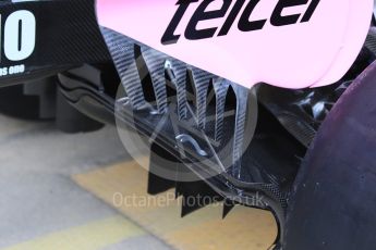 World © Octane Photographic Ltd. Formula 1 – Spanish GP - Thursday Setup. Sahara Force India VJM11. Circuit de Barcelona-Catalunya, Spain. Thursday 10th May 2018.
