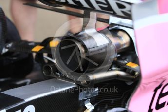 World © Octane Photographic Ltd. Formula 1 – Spanish GP - Thursday Setup. Sahara Force India VJM11. Circuit de Barcelona-Catalunya, Spain. Thursday 10th May 2018.