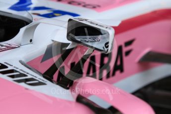 World © Octane Photographic Ltd. Formula 1 – Spanish GP - Thursday Setup. Sahara Force India VJM11. Circuit de Barcelona-Catalunya, Spain. Thursday 10th May 2018.