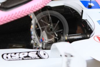 World © Octane Photographic Ltd. Formula 1 – Spanish GP - Thursday Setup. Sahara Force India VJM11. Circuit de Barcelona-Catalunya, Spain. Thursday 10th May 2018.
