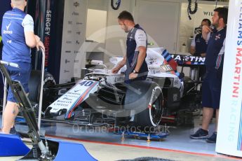 World © Octane Photographic Ltd. Formula 1 – Spanish GP - Thursday Setup. Williams Martini Racing FW41 – Robert Kubica. Circuit de Barcelona-Catalunya, Spain. Thursday 10th May 2018.