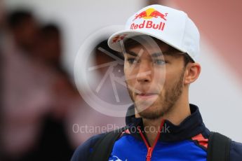 World © Octane Photographic Ltd. Formula 1 – Spanish GP - Thursday Setup. Scuderia Toro Rosso STR13 – Pierre Gasly. Circuit de Barcelona-Catalunya, Spain. Thursday 10th May 2018.