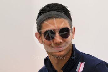 World © Octane Photographic Ltd. Formula 1 – Spanish GP - Thursday Setup. Sahara Force India VJM11 - Esteban Ocon. Circuit de Barcelona-Catalunya, Spain. Thursday 10th May 2018.