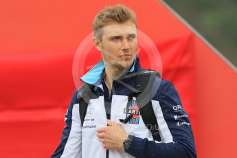 World © Octane Photographic Ltd. Formula 1 – Spanish GP - Thursday Setup. Williams Martini Racing FW41 – Sergey Sirotkin. Circuit de Barcelona-Catalunya, Spain. Thursday 10th May 2018.