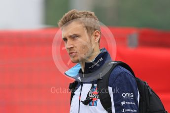 World © Octane Photographic Ltd. Formula 1 – Spanish GP - Thursday Setup. Williams Martini Racing FW41 – Sergey Sirotkin. Circuit de Barcelona-Catalunya, Spain. Thursday 10th May 2018.