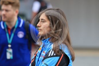 World © Octane Photographic Ltd. GP3 – Spanish GP – Class of 2018. Jaenzer Motorsport - Tatiana Calderon. Circuit de Barcelona-Catalunya, Spain. Thursday 10th May 2018.