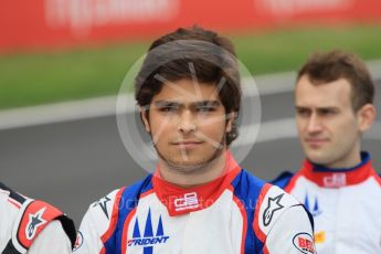 World © Octane Photographic Ltd. GP3 – Spanish GP – Class of 2018. Trident - Pedro Piquet. Circuit de Barcelona-Catalunya, Spain. Thursday 10th May 2018.