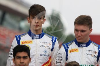 World © Octane Photographic Ltd. GP3 – Spanish GP – Class of 2018. Campos Racing – Leodardo Pulcini and Simo Laaksonen. Circuit de Barcelona-Catalunya, Spain. Thursday 10th May 2018.