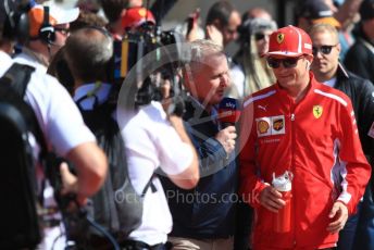 World © Octane Photographic Ltd. Formula 1 – United States GP - Drivers Parade. Scuderia Ferrari SF71-H – Kimi Raikkonen. Circuit of the Americas (COTA), USA. Sunday 21st October 2018.