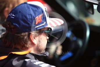 World © Octane Photographic Ltd. Formula 1 – United States GP - Drivers Parade. McLaren MCL33 – Fernando Alonso. Circuit of the Americas (COTA), USA. Sunday 21st October 2018.