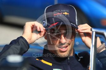 World © Octane Photographic Ltd. Formula 1 – United States GP - Drivers Parade. Aston Martin Red Bull Racing TAG Heuer RB14 – Daniel Ricciardo. Circuit of the Americas (COTA), USA. Sunday 21st October 2018.