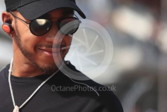 World © Octane Photographic Ltd. Formula 1 – United States GP – Drivers Parade. Mercedes AMG Petronas Motorsport AMG F1 W09 EQ Power+ - Lewis Hamilton. Circuit of the Americas (COTA), USA. Sunday 21st October 2018.