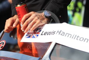 World © Octane Photographic Ltd. Formula 1 – United States GP – Drivers Parade. Mercedes AMG Petronas Motorsport AMG F1 W09 EQ Power+ - Lewis Hamilton. Circuit of the Americas (COTA), USA. Sunday 21st October 2018.